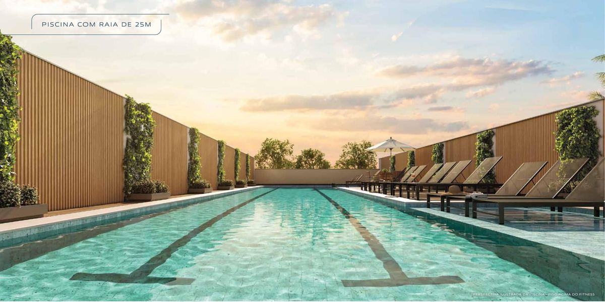 Piscina com raia de 25 m